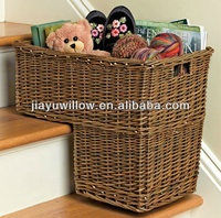 Naturel Pas Cher d'escalier willow panier