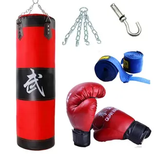 CHENGMO SPORTS Sac de sable pour entraînement de taekwondo non rempli avec gants et accessoires