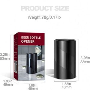 Décapsuleur magnétique personnalisé avec logo pour bar, vente en gros, décapsuleur automatique magnétique pour bière - Product Image 3