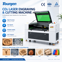 Machine de gravure laser CO2 6090 refroidie par eau, graveur laser industriel pour acrylique, bois et cuir
