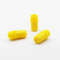 Capuchon d'héparine stérile jaune en PP à usage unique Yingmed, bouchon d'injection Luer Lock, sans latex, certifié CE