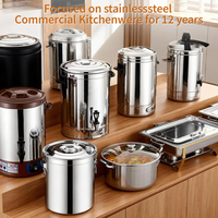 Chauffe-eau électrique, récipient, cafetière automatique, contrôle de la température, acier inoxydable, restaurant, commercial, OEM/ODM