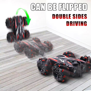 Voiture RC EPT 2.4G pour cascades, conduite double face avec double pulvérisation de brume, lumières LED et musique, jouet tout-terrain 4x4 pour enfants - Product Image 6