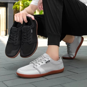 Chaussures décontractées pour hommes à largeur étendue, nouvelle maille respirante légère, souples, à lacets, pour le printemps, l'automne et l'hiver - Product Image 3