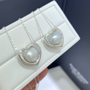 สร้อยคอจี้ไข่มุกเคชิสีขาวออสเตรเลียทรงหัวใจประดับเงินแท้จากน้ำทะเล รุ่นเลิฟฮาร์ท พร้อมชุดเครื่องประดับอัญมณีชั้นดี - Product Image 3