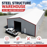 Kits de structures en acier préfabriqués à vendre, avec plans, pour bâtiments en acier, hangars de stockage d'équidés et granges