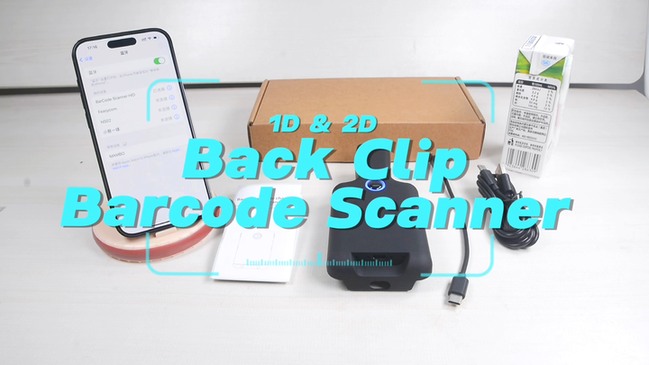 Mini Portability 2D QR Bar Code Reader Wireless Handheld Barcode ...