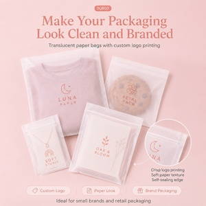 Bolsa <span class=keywords><strong>de</strong></span> <span class=keywords><strong>papel</strong></span> encerado <span class=keywords><strong>de</strong></span> cristal biodegradable transparente con autosellado semidesechable al por mayor, sobre en relieve para alimentos reciclables - Product Image 6