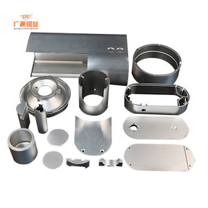 Serie 6000, perfiles extruidos de aluminio CNC personalizados, corte por flexión, láser para disipador de calor, decoraciones de aletas de radiador, Color personalizado - Product Image 1