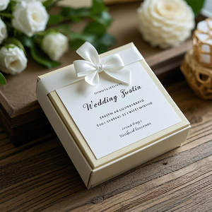 Vente directe d'usine de boîtes de mariage pour les invités Boîte de faveur de mariage bon marché Boîte de <span class=keywords><strong>robe</strong></span> de mariage de haute qualité - Product Image 1