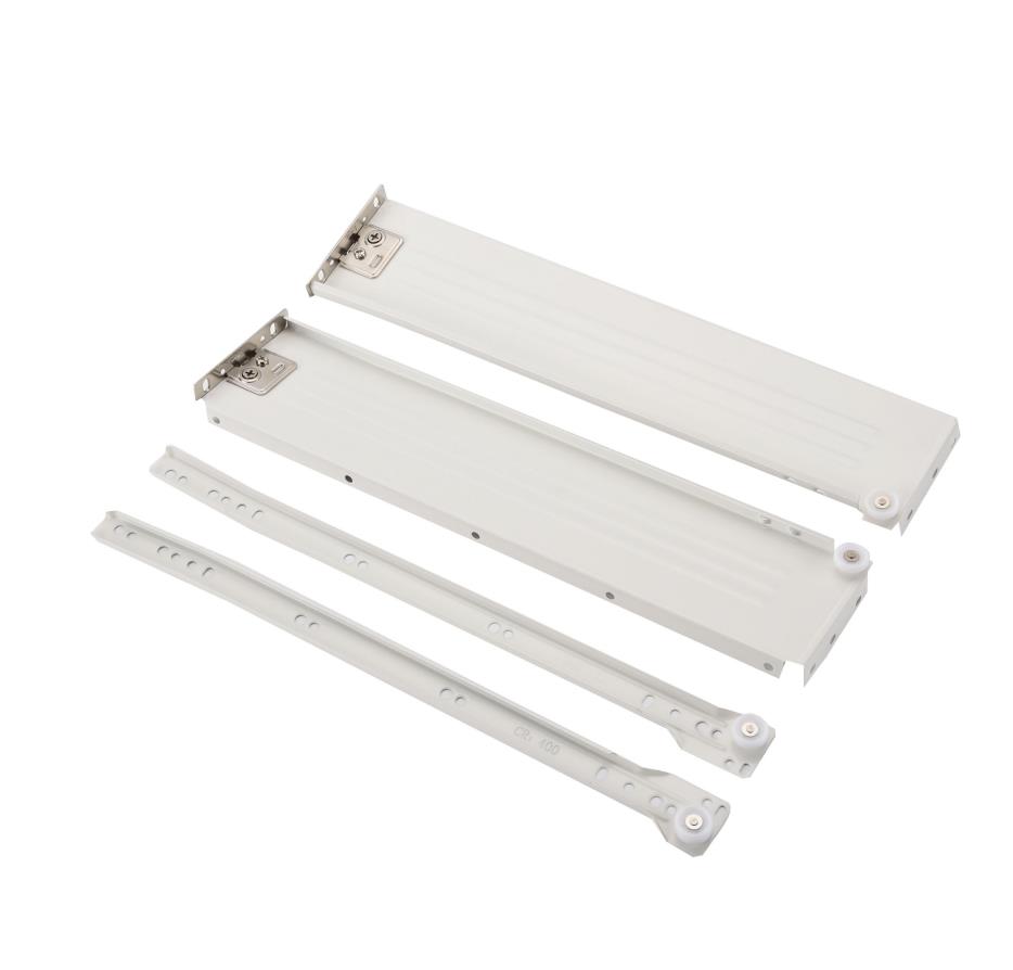 Тонкий ящик, кухонный мягкий металлический ящик для хранения, ящик с порошковым покрытием