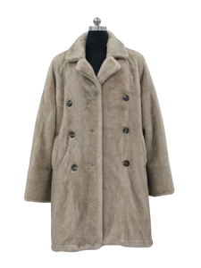 Cappotto in Ecopelliccia per <span class=keywords><strong>Donna</strong></span>, Cappotti in Pelle Naturale, <span class=keywords><strong>Trench</strong></span> in Pelle Lungo da <span class=keywords><strong>Donna</strong></span>, Abbigliamento Invernale Femminile - Product Image 5