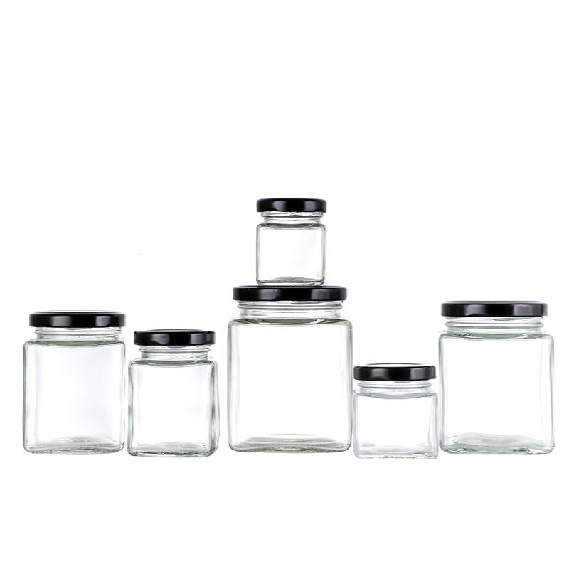 NCJ010 Wholesale Empty Square Honey Jam
