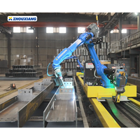 Robot industrial de haz de soldadura de eficiencia energética Estación de trabajo de robot de soldadura de arco automático