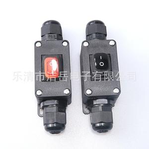 Caja de Conexiones Impermeable Jieyue KCD1-101, Interruptor Basculante, Salida de Cable de Doble Orificio, Plástico PA66, Uso en Exteriores - Product Image 3