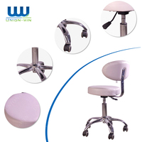 Tabouret de barbier Unirelax Tabouret élévateur réglable Tabouret de salon de beauté confortable Chaise de barbier de haute qualité