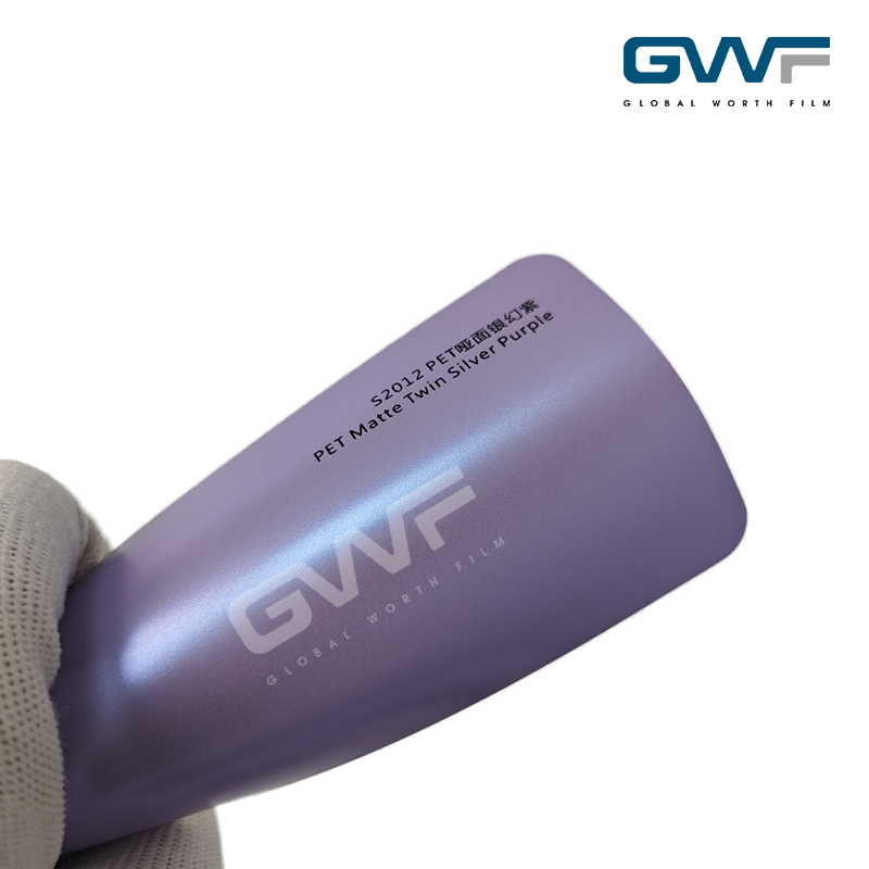 PET Matte Twin Argent Violet