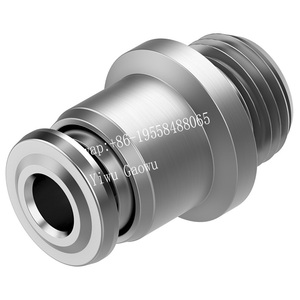 FESTOs NPQR-T-G18-Q8 8085693 รุ่นมาตรฐานแบบ T-type Tee รองรับการแยกแหล่งลมอันเดียวออกเป็นสองทางออก - Product Image 4