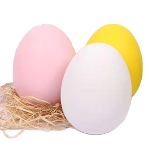 Factory direct sale size large custom printing logo giant jumbo Easter plastic egg