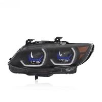 Nouveaux phares de voiture LED style Ikon, double couleur DRL, 12V 4000 Lm, Plug and Play, pièces de mise à niveau pour Série 3 E92 E93 2006-2010