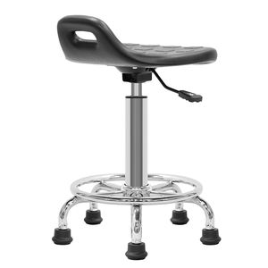 Tabouret de salle blanche antistatique de <span class=keywords><strong>laboratoire</strong></span> Chaise d'étude ESD en cuir PU avec roues Fonction réglable - Product Image 4