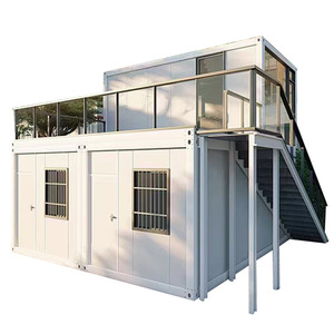 Bâtiment administratif modulaire CE, 2 étages, structure en acier, bureau, conception libre, panneau isolé écologique, utilisation toute l'année, mobile - Product Image 5