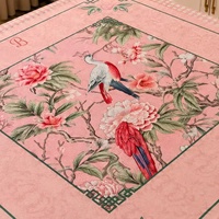 Jeu de Mahjong américain en nacre rose, 160/166 tuiles, motif dragon vintage, Mahjong en acrylique personnalisé, cadeau familial culturel pour fête
