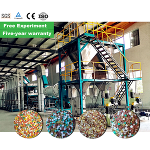 Full Automatic High Efficiency BB <b>Fertilizer</b> Production Line with Screw Mixer & DC Motor for Powder Chemicals/NPK Blending Plant - Product Image 4