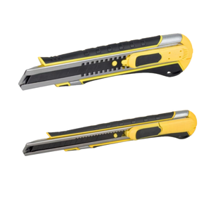 Cuchillo Multiusos Premium <span class=keywords><strong>de</strong></span> 9 mm y 18 mm, Cuchillo Multiusos Magnético <span class=keywords><strong>de</strong></span> <span class=keywords><strong>Seguridad</strong></span> Autorretráctil, Desprendible, 3 Colores, Aleación <span class=keywords><strong>de</strong></span> Zinc, en Blister - Product Image 6