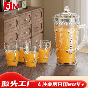 Công Suất Lớn Vàng-Mạ Nhựa Pet Lạnh Brew Tea Ấm Đun Nước Đặt Sang Trọng Máy Tính Để Bàn Hoa Ấm Trà Cho Mùa Hè Sử Dụng Nước & Bia Bình - Product Image 3