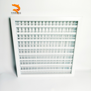 Có thể điều chỉnh trần trắng xả Vent vuông nhôm đôi lệch lưới tản nhiệt cho HVAC trở lại không khí ngoài trời tầng hầm đăng ký - Product Image 1