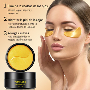 Hoja de máscaras de <span class=keywords><strong>ojos</strong></span> Círculos oscuros Quitar antiarrugas Oro de 24 <span class=keywords><strong>k</strong></span> Apriete Mascarilla hidratante para <span class=keywords><strong>ojos</strong></span> - Product Image 5