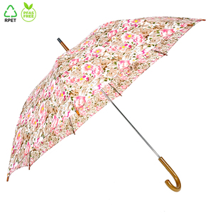 Ovida Semi-Automatic Advertising Umbrellas: Windproof Full Print Custom Color Metal Frame