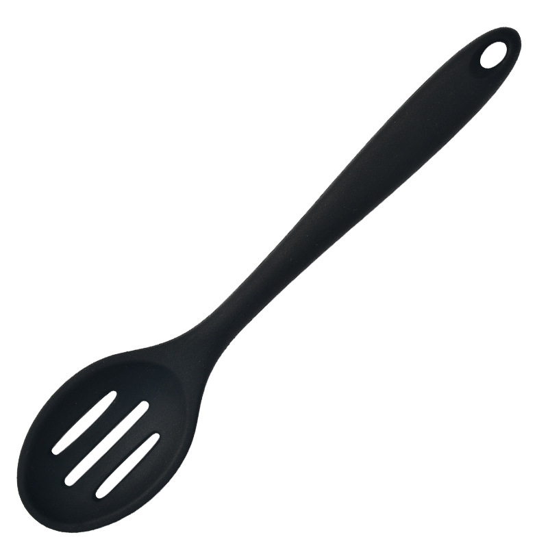 Black Slotted Spoon