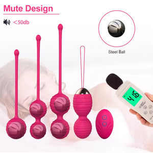 Vibrador Portátil para Ejercicios del Suelo Pélvico, Juego de 3 Piezas, Masajeador Médico Masculino, Resistente al Agua IPX7, Recargable por USB, 12 Frecuencias - Product Image 2