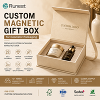 Boîte cadeau en papier de luxe personnalisée de 2 mm de haute qualité avec un design en relief et une fonction magnétique, fournies directement pour les huiles essentielles et les bougies