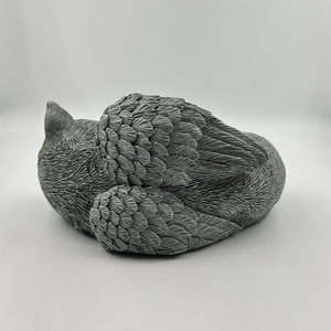 Sculpture de jardin en résine, <span class=keywords><strong>pierre</strong></span> commémorative pour chat, <span class=keywords><strong>souvenir</strong></span>, <span class=keywords><strong>pierre</strong></span> <span class=keywords><strong>tombale</strong></span> pour chat ange - Product Image 3