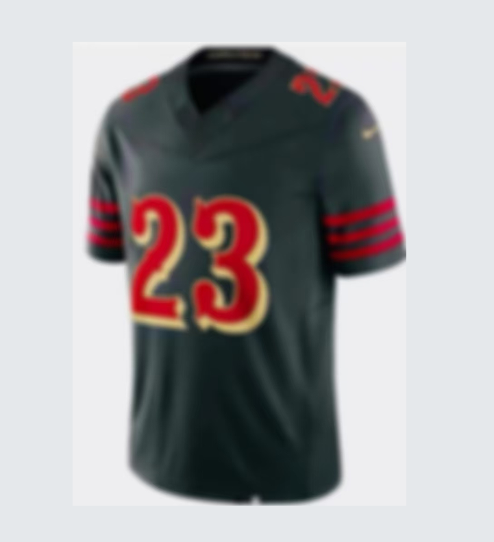 Customized 49ers Jersey High Quality Stitched Details - Main Image