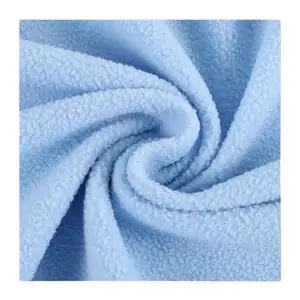 Cheap price 180g 100% polyester single-sided polar fleece knitted fabric for jacket lining