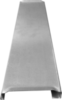 Protection de gouttière de drainage d'eau en aluminium personnalisée Protection de gouttière de toit en métal perforé pour supports solaires