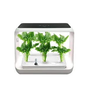 Sistema di coltivazione idroponica a LED intelligente domestico fioriera da giardino per erbe fioriera pigra per irrigazione automatica
