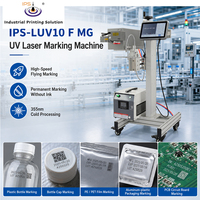 Imprimante laser UV industrielle IPS-LUV10W F MG 10 watts 355 nm pour films d'emballage PE PET BOPP, codes QR, codes-barres et codes matriciels variables