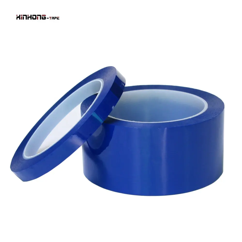 Blaue Farbe Mara PET-Folie mit selbst klebendem Acryl kleber 5S Nadel streifen transformator Isolierung Mylar Polyester Isolierband