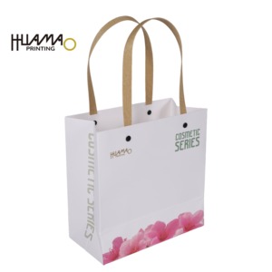 Bolsa de Papel Cosmética Biodegradable Zero Waste con Asa, Bolsa de Papel Reutilizable, Bolsa de Papel Kraft Ecológica para Empaquetado de Productos de Belleza Ecológicos - Product Image 6