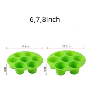 Best-seller 7-Hole Silicone torta stampo <span class=keywords><strong>per</strong></span> <span class=keywords><strong>friggitrice</strong></span> <span class=keywords><strong>ad</strong></span> <span class=keywords><strong>aria</strong></span> colori personalizzabili Versatile <span class=keywords><strong>per</strong></span> auto <span class=keywords><strong>accessori</strong></span> RV - Product Image 3