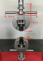 Pinces de traction à coin ZW-1 5KN pour machine d'essai universelle, pour échantillons d'haltères et dispositif d'essai de résistance à la traction des tôles métalliques
