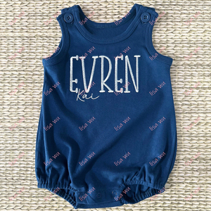 ชุดเด็กแรกเกิดฤดูร้อน ชุดรอมเปอร์เด็กแบบสวม ปักลาย ผ้าฝ้ายนุ่ม 100% ชุดเด็กวัยหัดเดิน เสื้อผ้าฤดูร้อน - Product Image 5