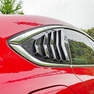 Para Volkswagen Lamando L 2022, embellecedor de ventana trasera triangular tipo aleta de tiburón, kit de carrocería, cubierta embellecedora de ventana de ventilación lateral trasera, pieza exterior - Product Image 5