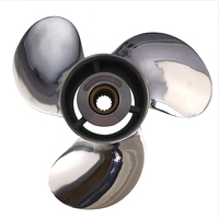 Hélices en acier inoxydable Yamaha de haute qualité à 3 pales 13 1/2x14 pour moteur hors-bord de 50 à 130 ch