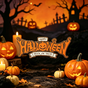 Nouvelle Décoration Murale Créative de Halloween, Style Campagne Américaine, Imprimée, pour Porte ou Mur, Idéale pour l'Export - Product Image 2